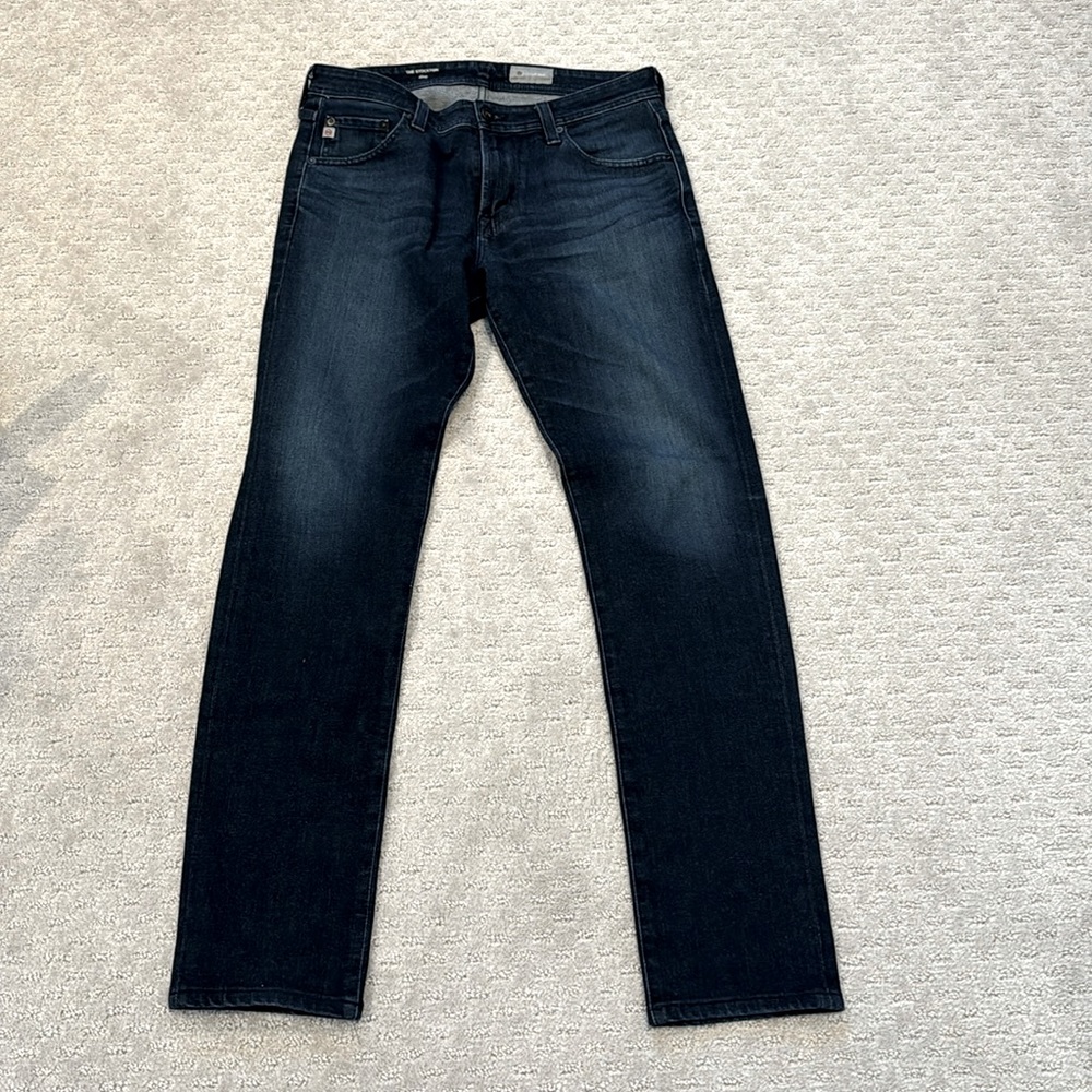 Men’s AG jeans, the Stockton skinny, size 33.